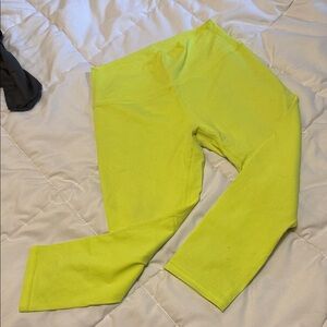 ZYIA Neon Yellow Leggings